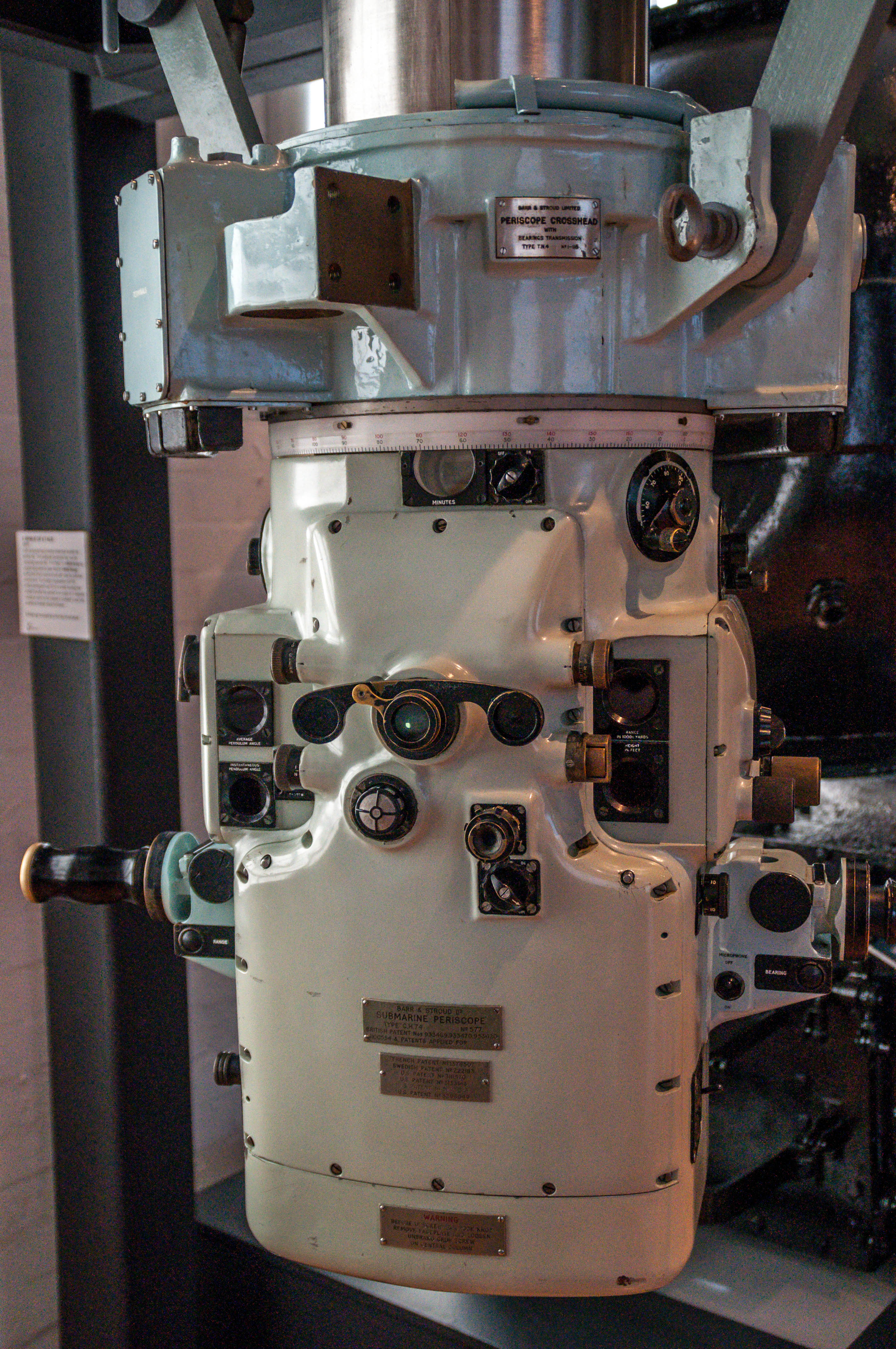 Barr and Stroud Attack Periscope Type CH74 fitted to an Oberon class submarine