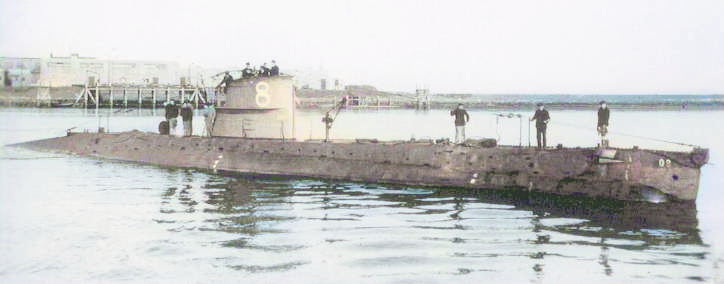 The former HMS H6 as HNLMS O8