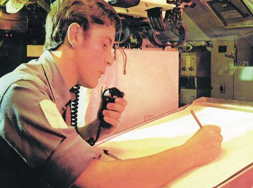 A Radar Plotter at the CEP