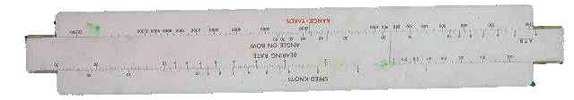 1936 Range Slide Rule